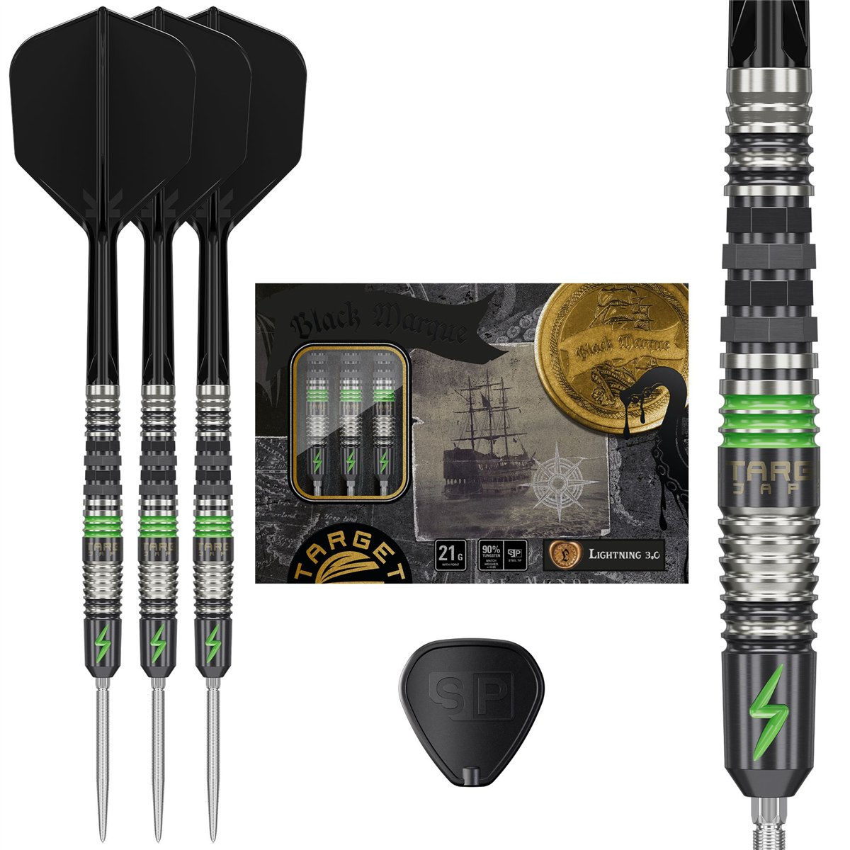 Target Japan Black Marque Lightning 3.0 90% Swiss Points – Standard – Aydartshop