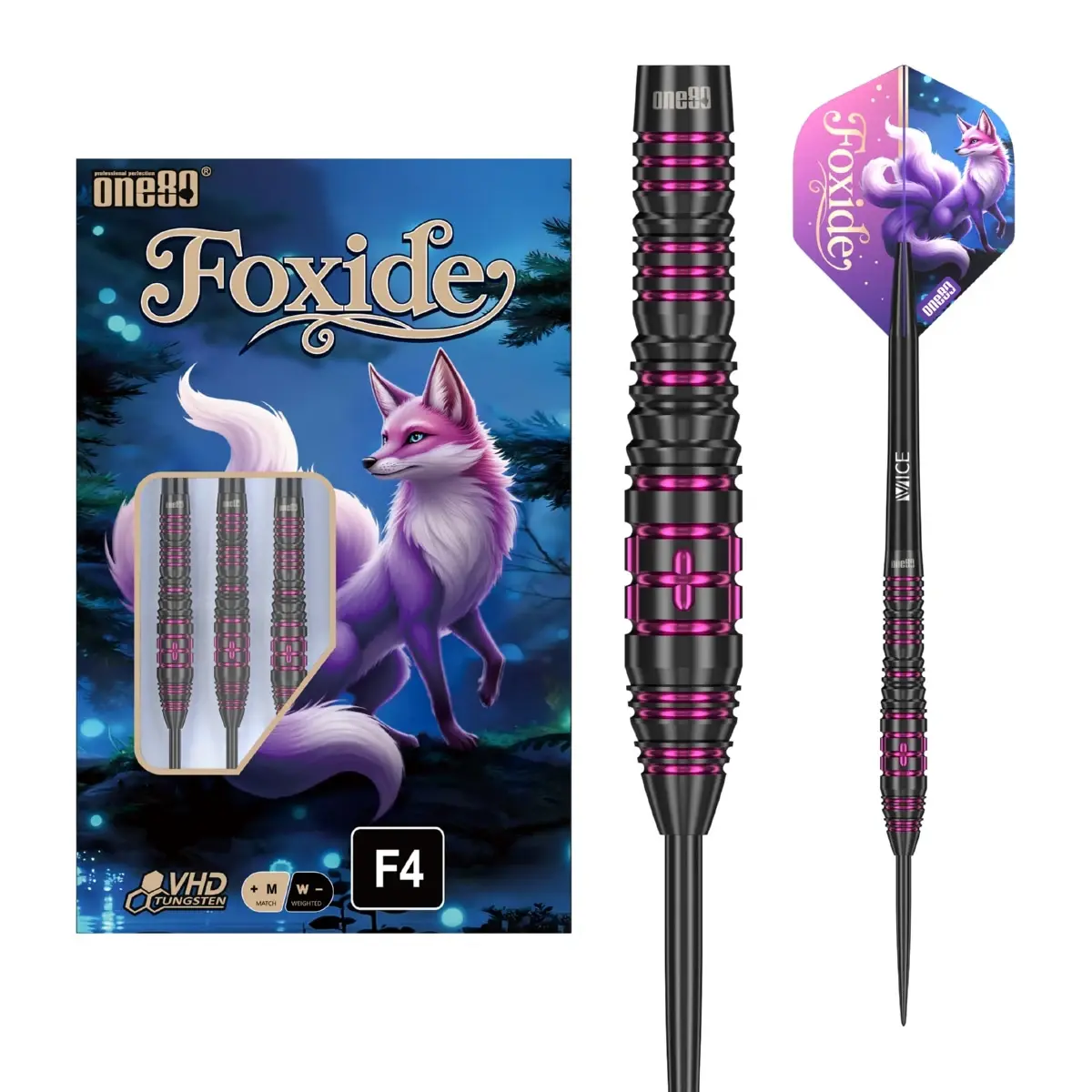 One80 Foxyde F4 Steeltip 22g