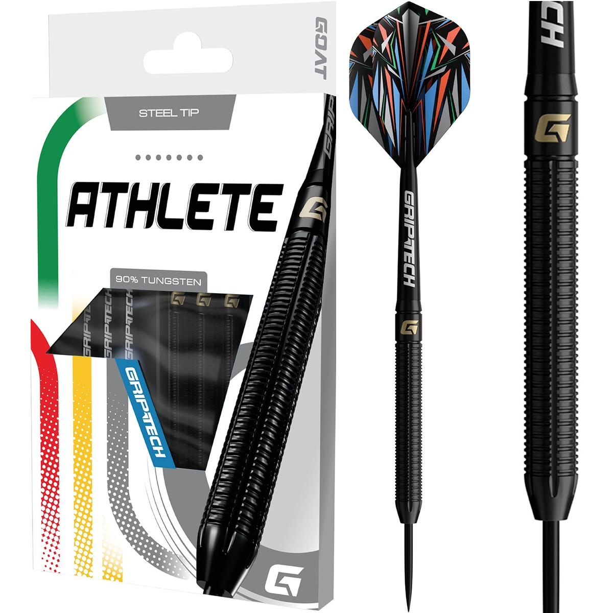 GOAT Athlete Noir 90 % Steeldarts – Standard – Aydartshop