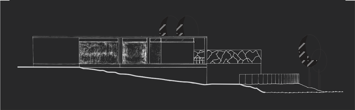 Entrance side elevation