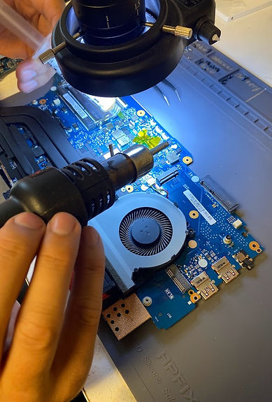 Microscopic Motherboard Repair