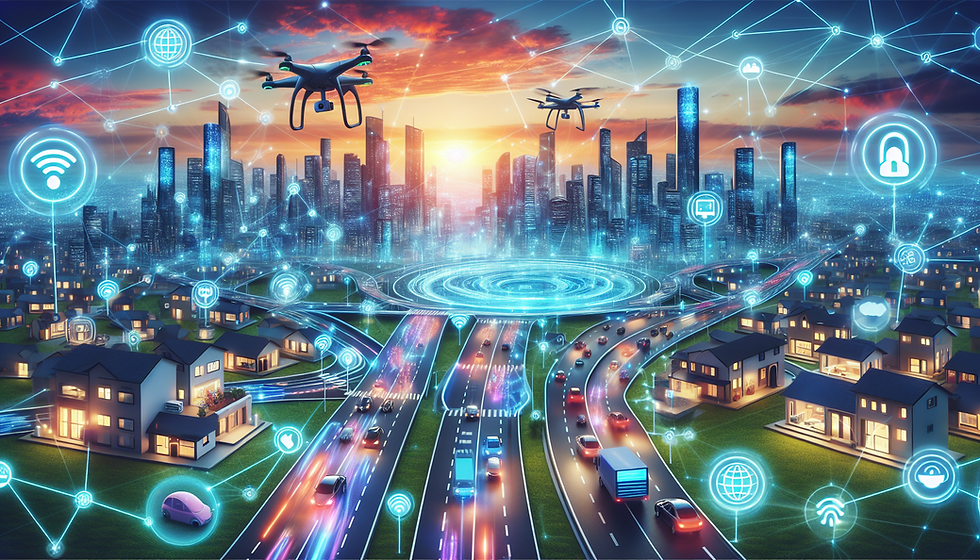 Illustration of Internet of Things (IoT) devices