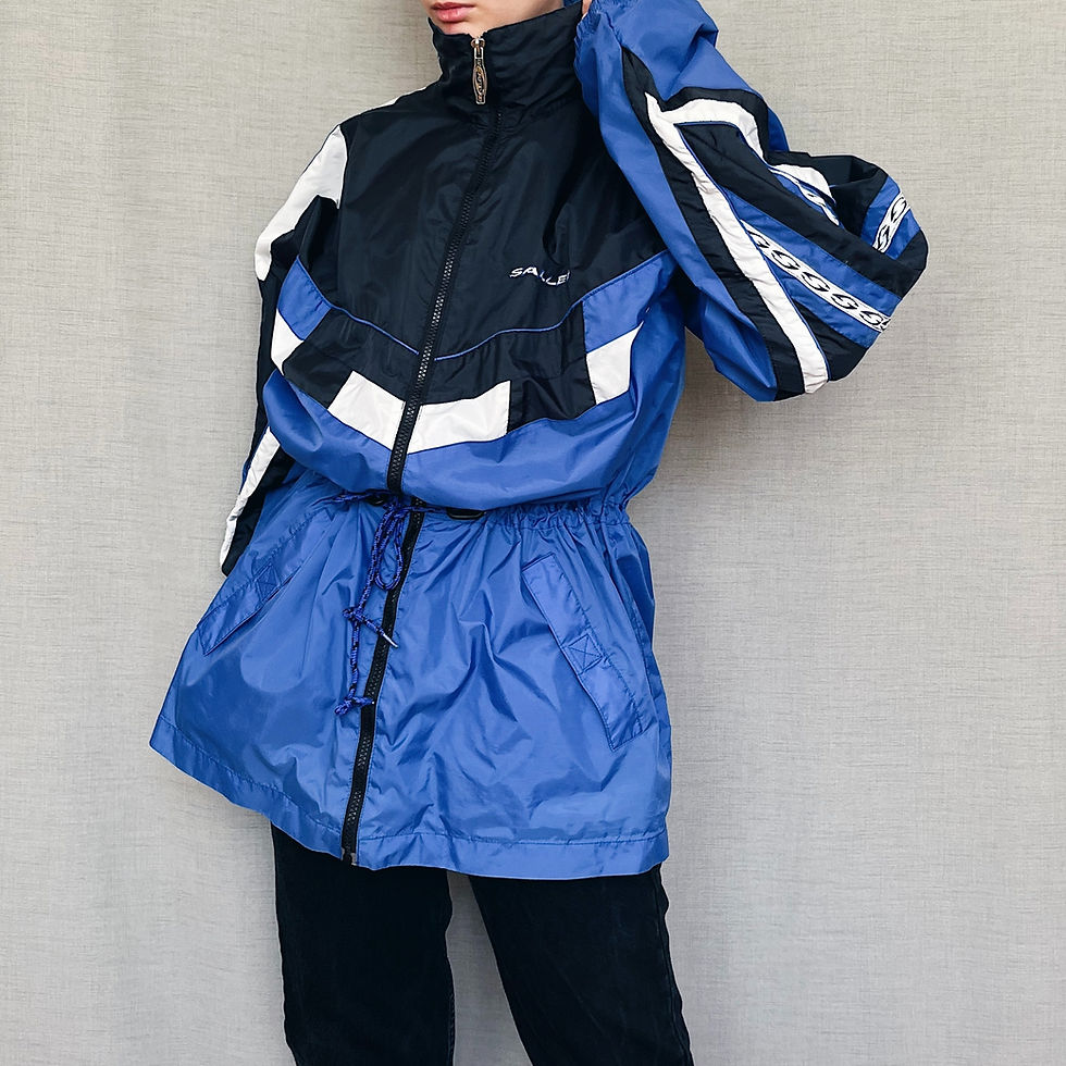 Thumbnail: Blue windbreaker