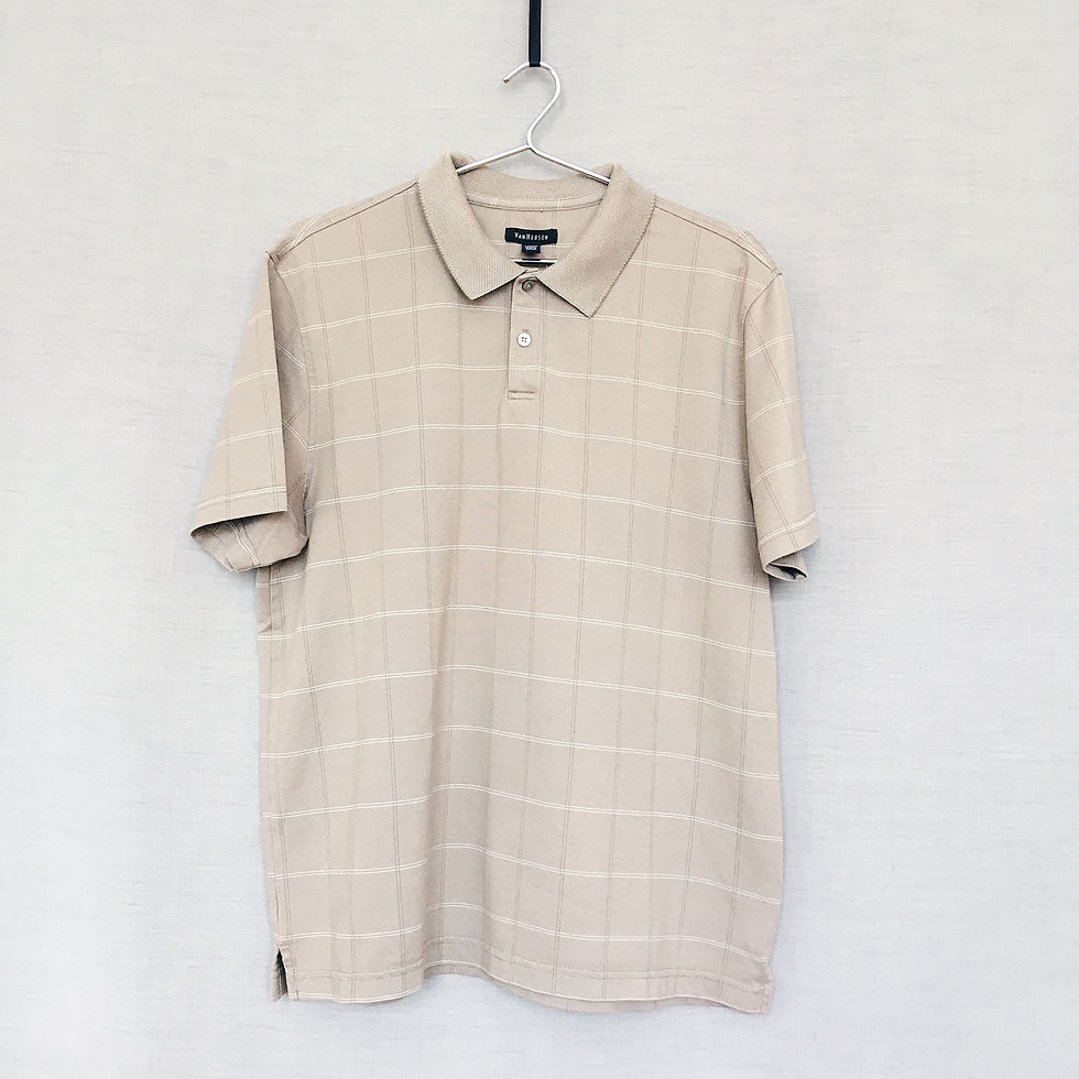 Thumbnail: Brown grid polo