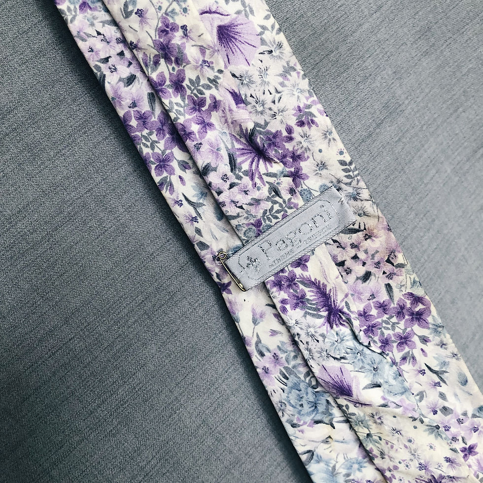 Thumbnail: Upcycled tie scrunchie