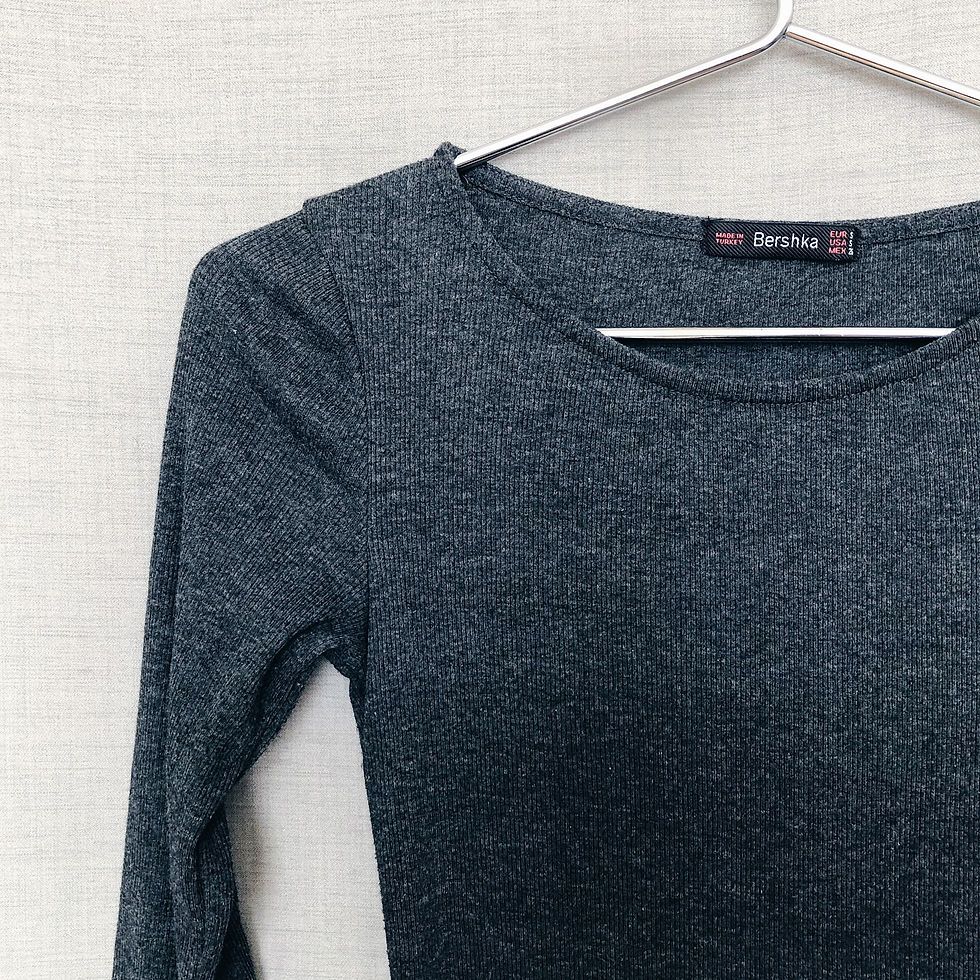 Thumbnail: Grey bodycon dress