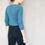 Thumbnail: Cropped blue sweater