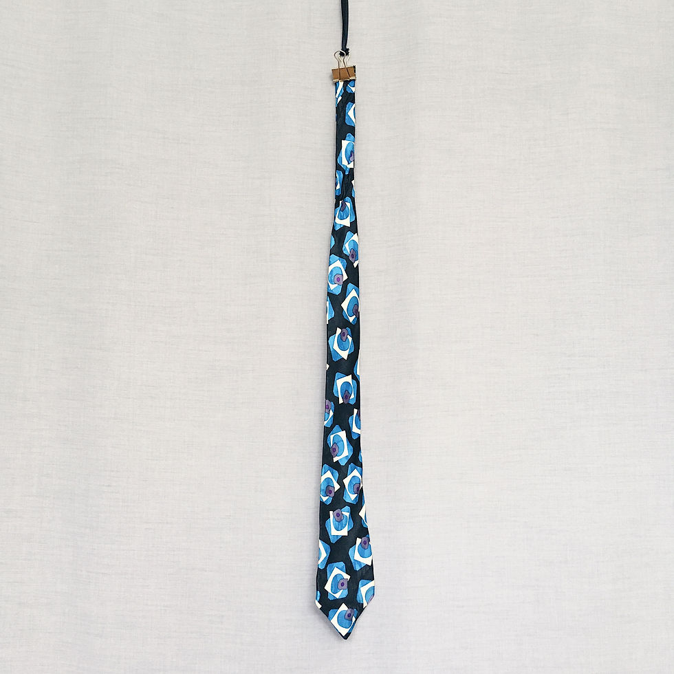 Thumbnail: Upcycled tie scrunchie