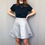 Thumbnail: Silver skater skirt