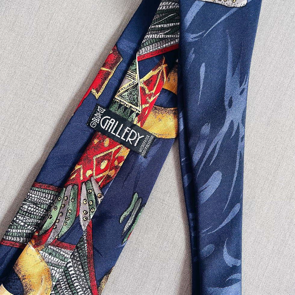 Thumbnail: Upcycled tie scrunchie