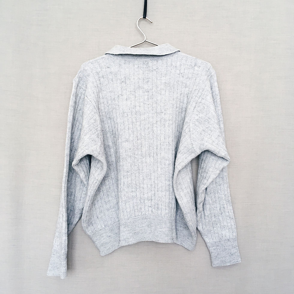 Thumbnail: Cozy gray sweater