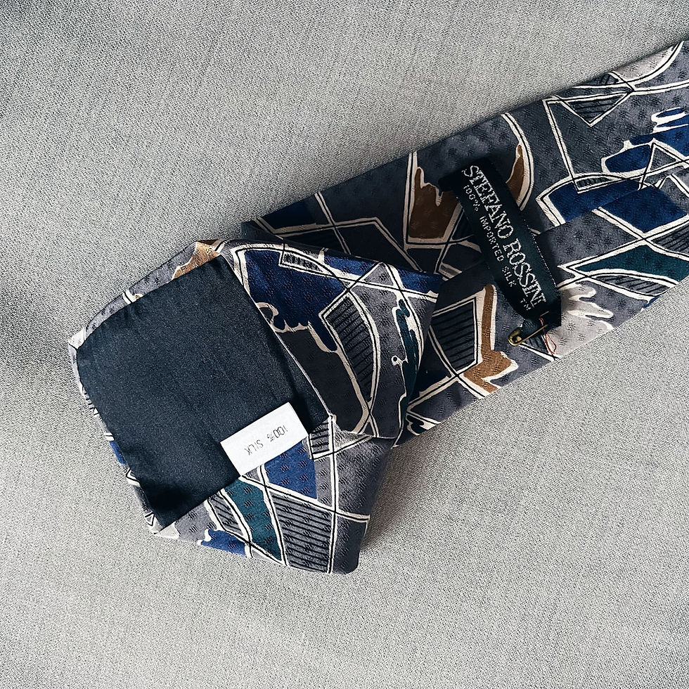 Thumbnail: Upcycled tie scrunchie