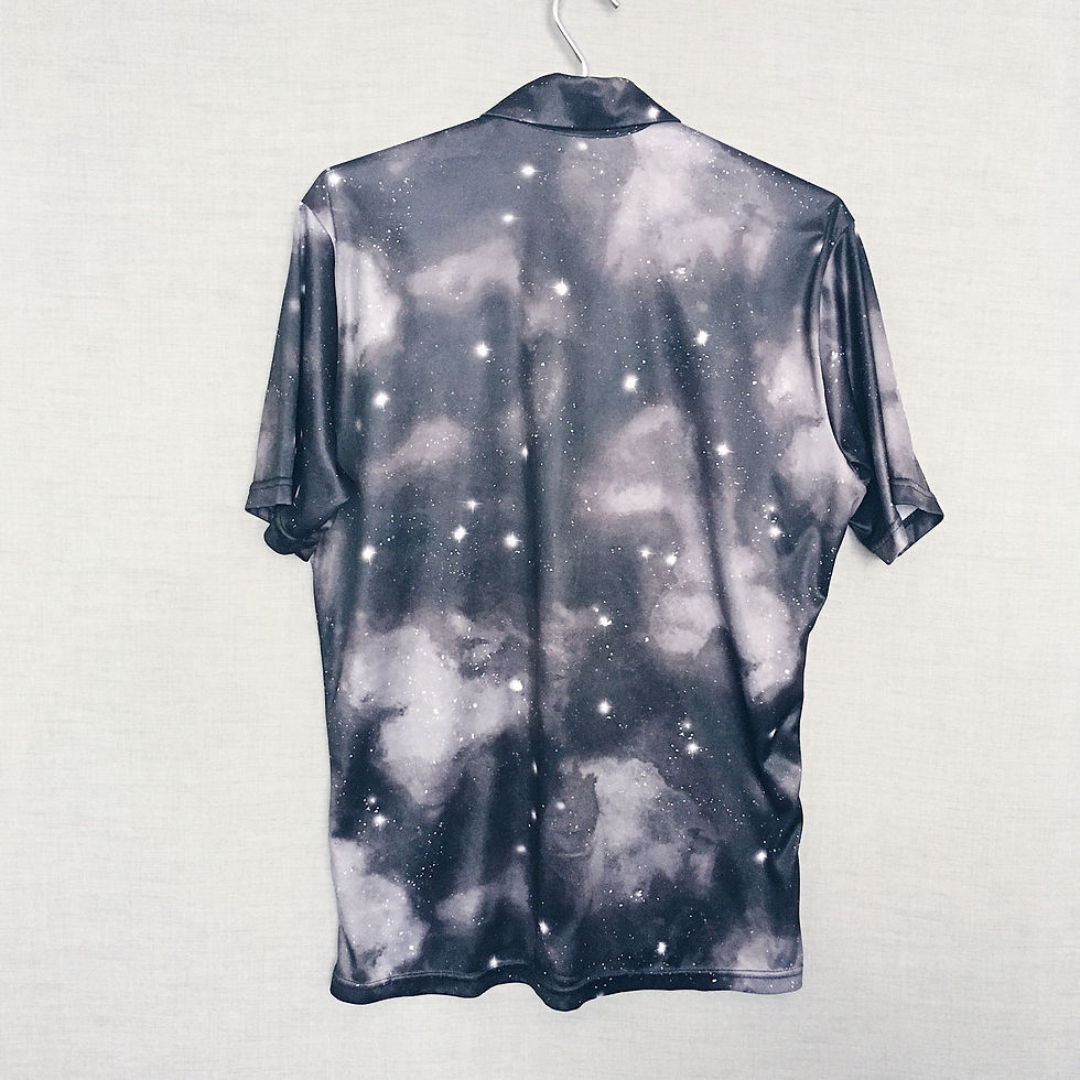 Thumbnail: Gray galaxy shirt