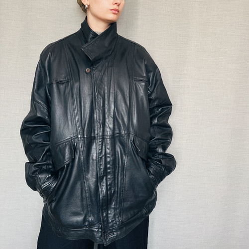 Black leather jacket | Zolnianska