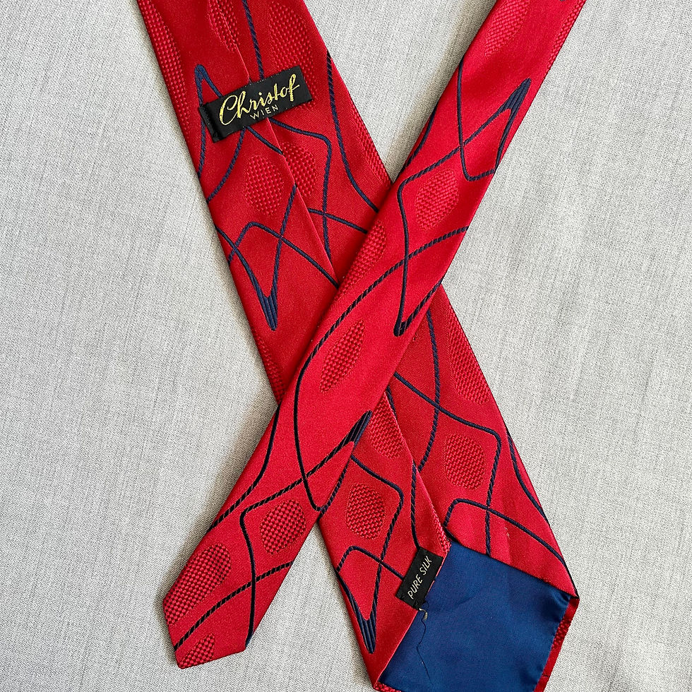 Thumbnail: Upcycled tie scrunchie
