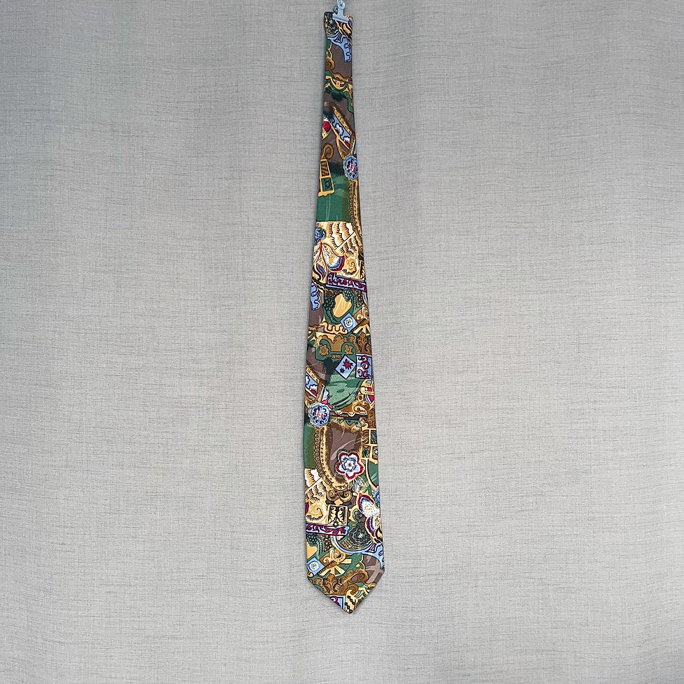 Thumbnail: Upcycled tie scrunchie