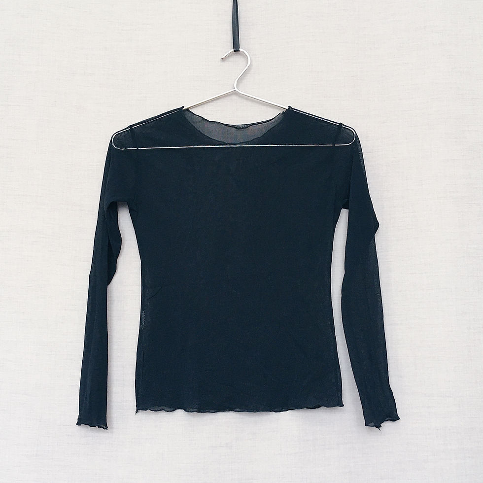 Thumbnail: Sheer black shirt