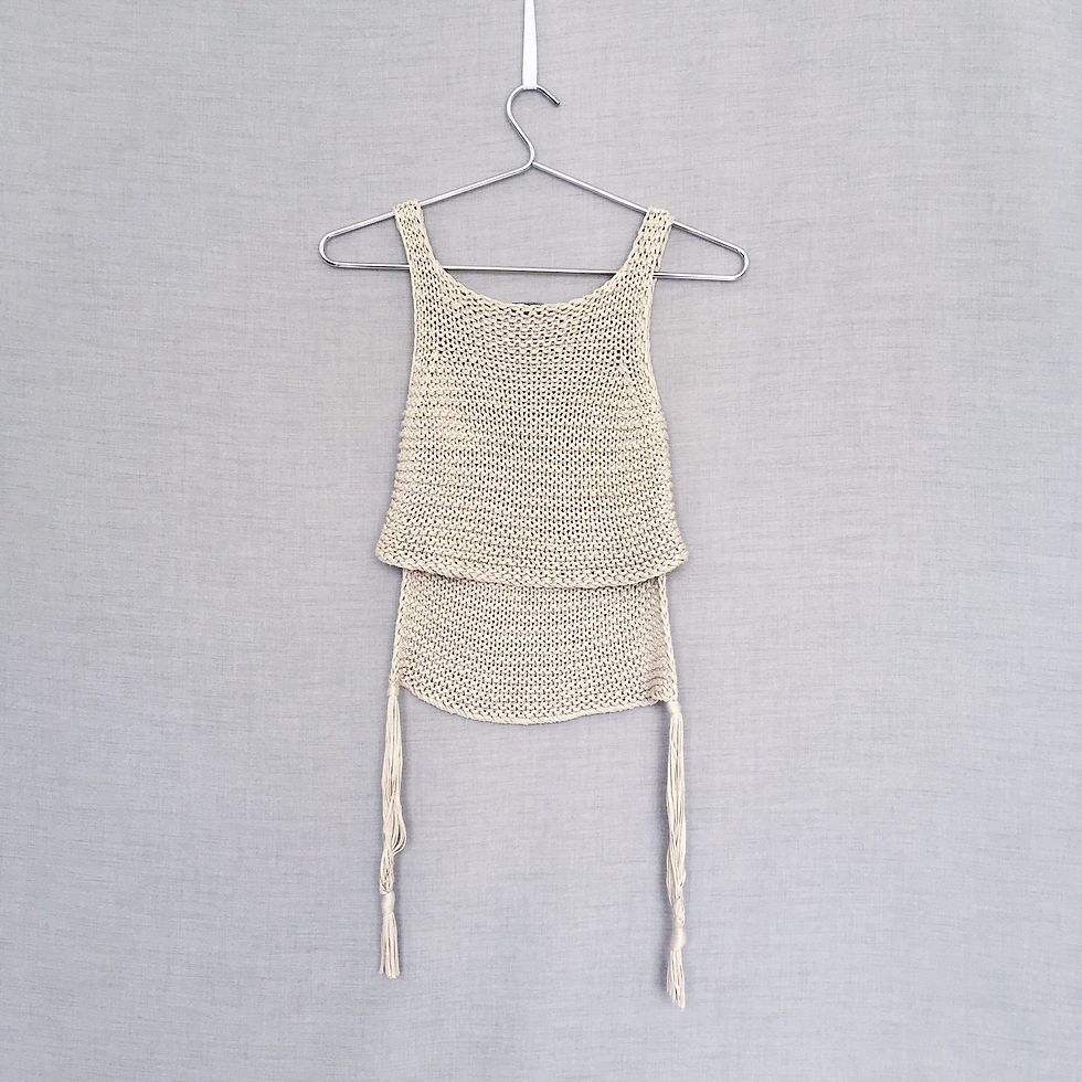 Thumbnail: Asymmetric knitted top