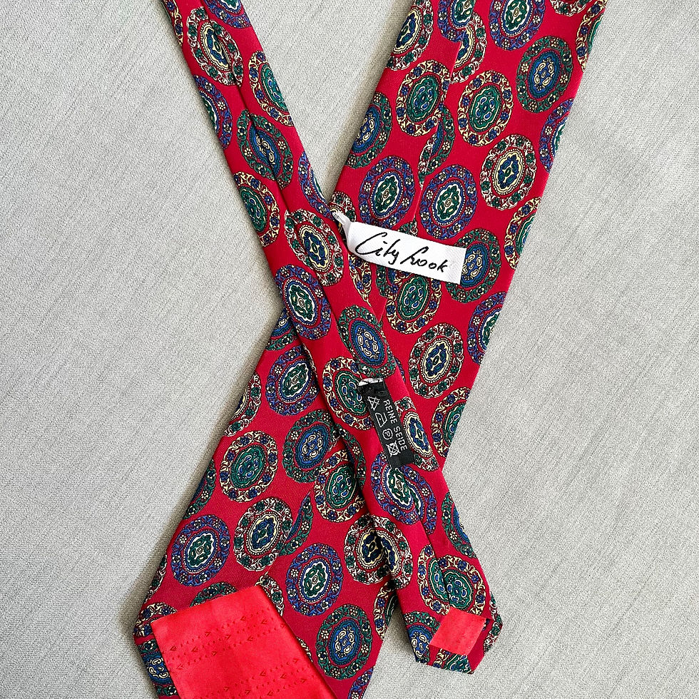Thumbnail: Upcycled tie scrunchie