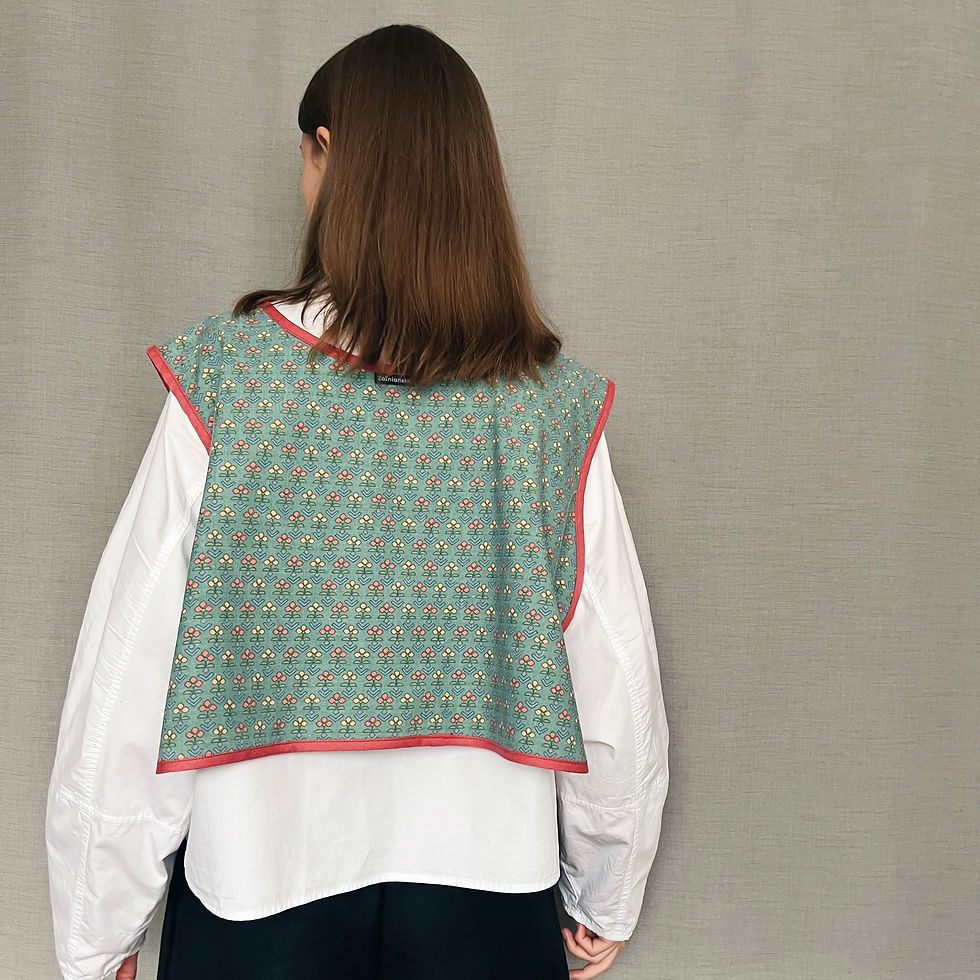 Thumbnail: Shorter & wider upcycled vest top