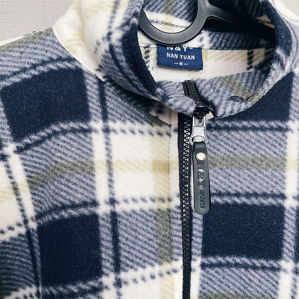 Thumbnail: Checkered fleece shirt