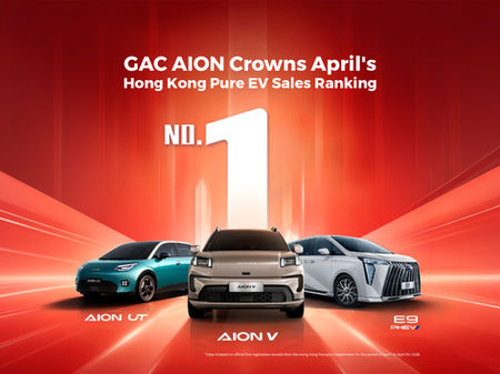 GAC AION and Kool Car Break Market Records, Topping Hong Kong’s Electric Private Car Sales in April