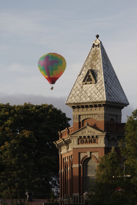Downtown Indy w/ Hot Air Balloon