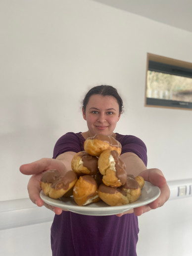 Amy with Eclairs.jpeg