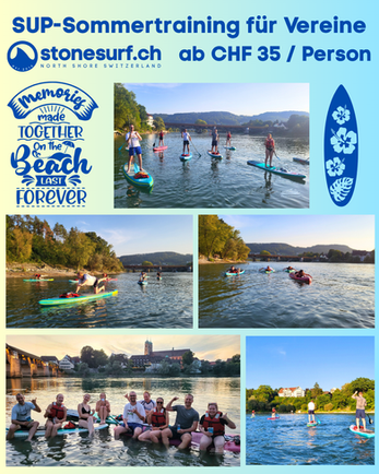 SUP-Sommertraining für Vereine