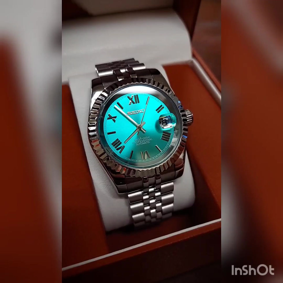 Thumbnail: 39mm Tiffany blue datejust mod