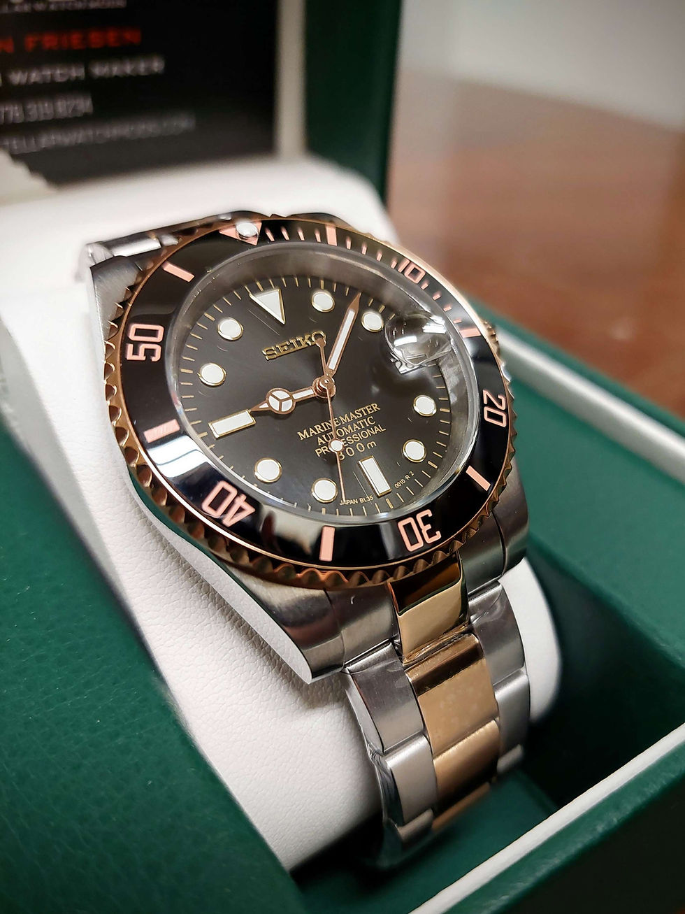 Thumbnail: 40mm rose gold submariner mod