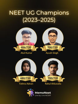 MemoNeet NEET UG Toppers 2023-2025.
