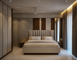 Chirag Karkera Interior Master Bedroom - Electronic City, Bangalore