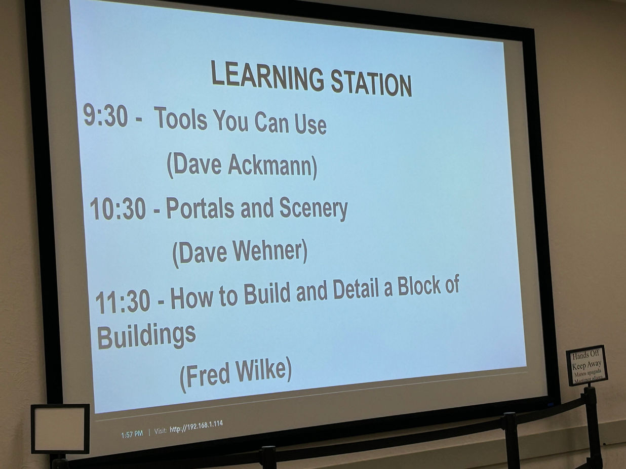 Gateway Division NMRA
Fall Meet 11-1-2025
Model Railroading