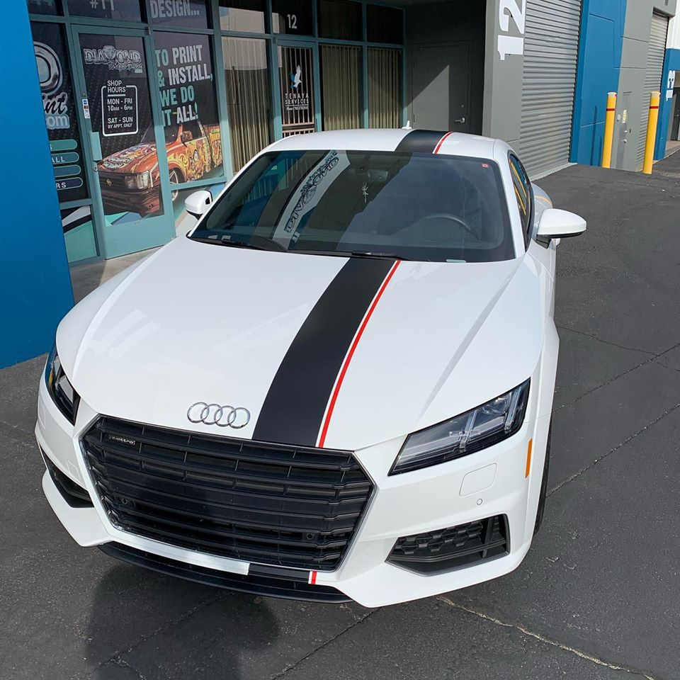 audi stripe wrap las vegas