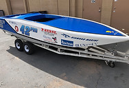 boat wrap vinyl installed