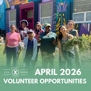 April 2026 - ArtsXchange Volunteer Opportunities