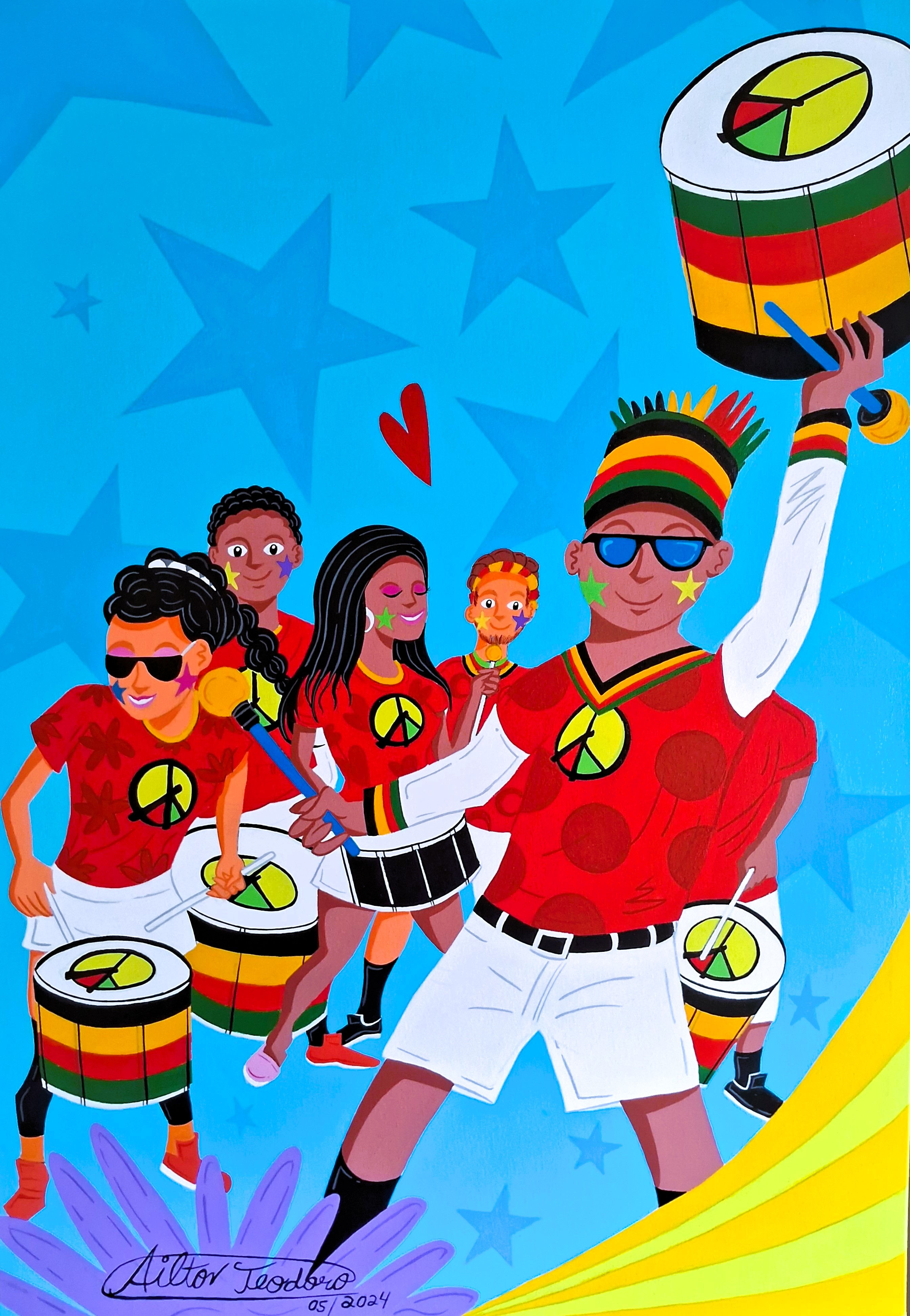 Quadro " Olodum"