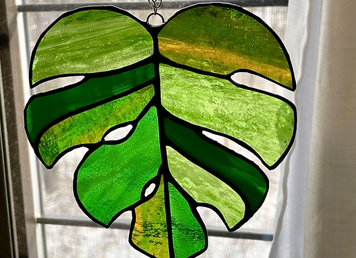 Stained Glass 101 - Monstera Leaf Workshop