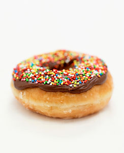 Doughnut with Chocolate Frosting