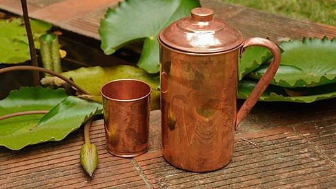A copper pot - part of culture and heritage of India