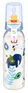 Thumbnail: Nuk 240ML PRINTED PP BOTTLE/SILICONE S1 M