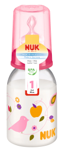 Thumbnail: Nuk 110ML PRINTED PP BOTTLE/SILICONE S1 M