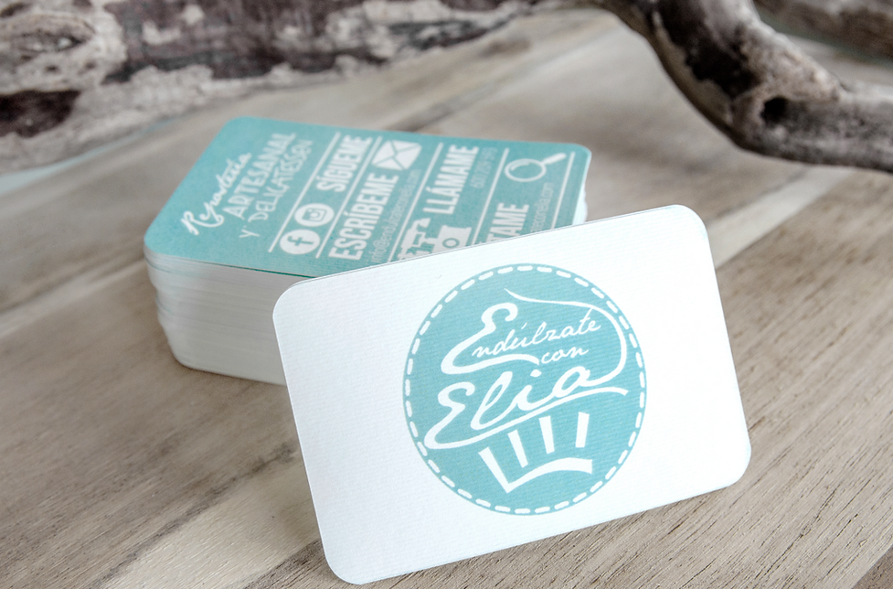 Tarjetas de Visita Endúlzate con Elia