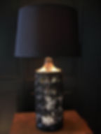 Kendall Black and Cream Pottery Lamp