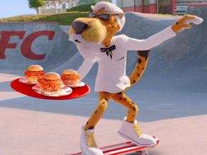 Parceria entre Cheetos e KFC funde mascotes