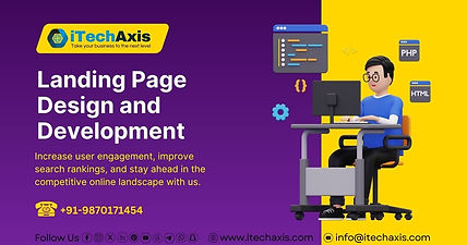 Landing Page Website Design and Development