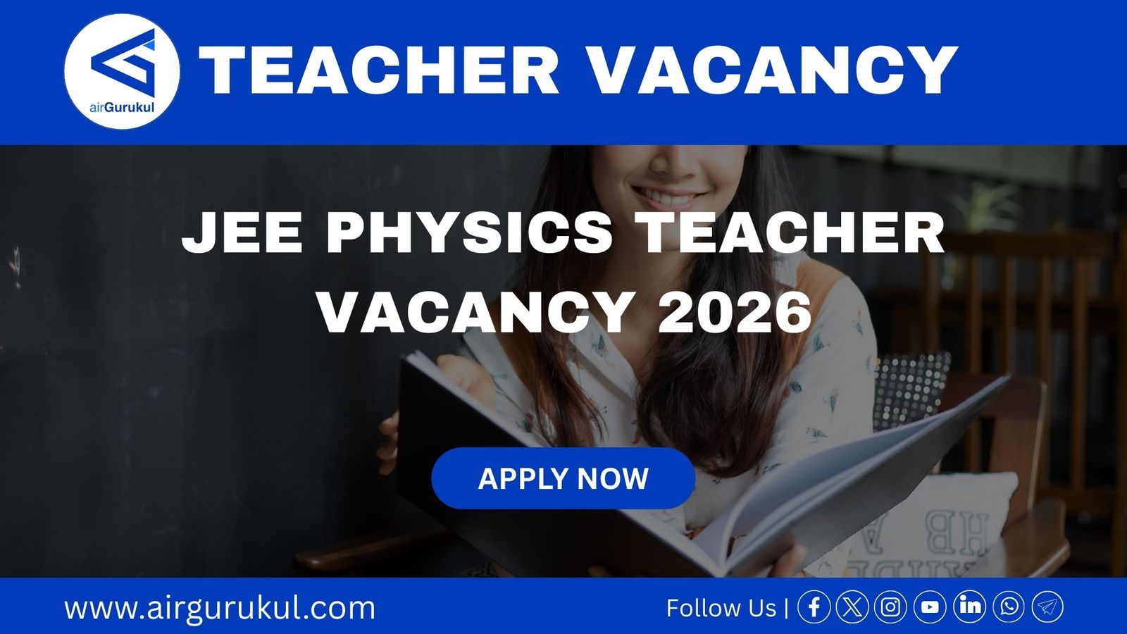 JEE Physics Teacher Vacancy 2026 | airGurukul