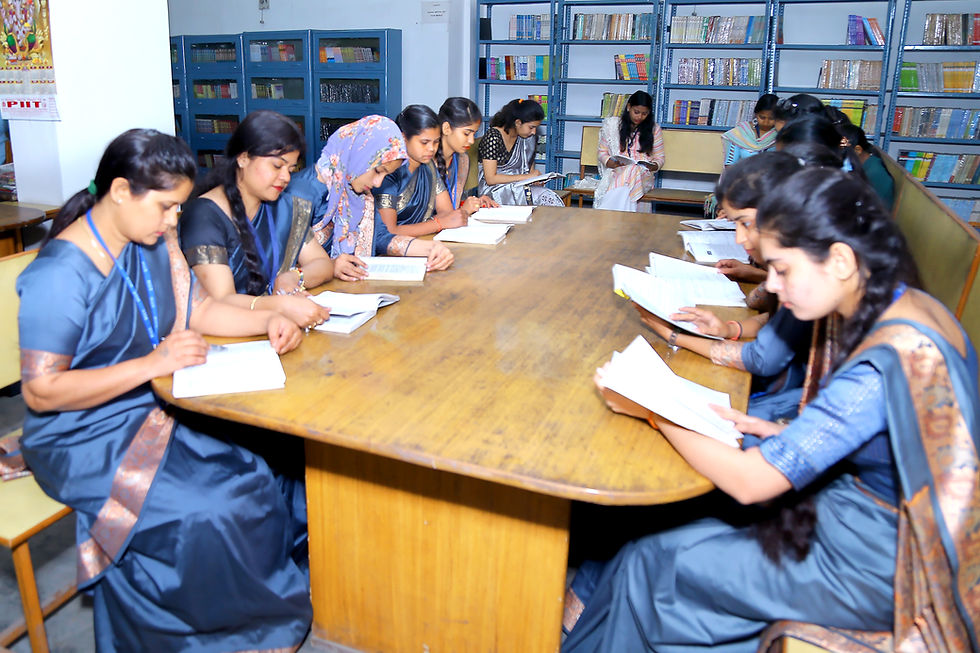 Reading Room Facility at PIIT Greater Noida supporting focused study quiet reading academic preparation and student learning