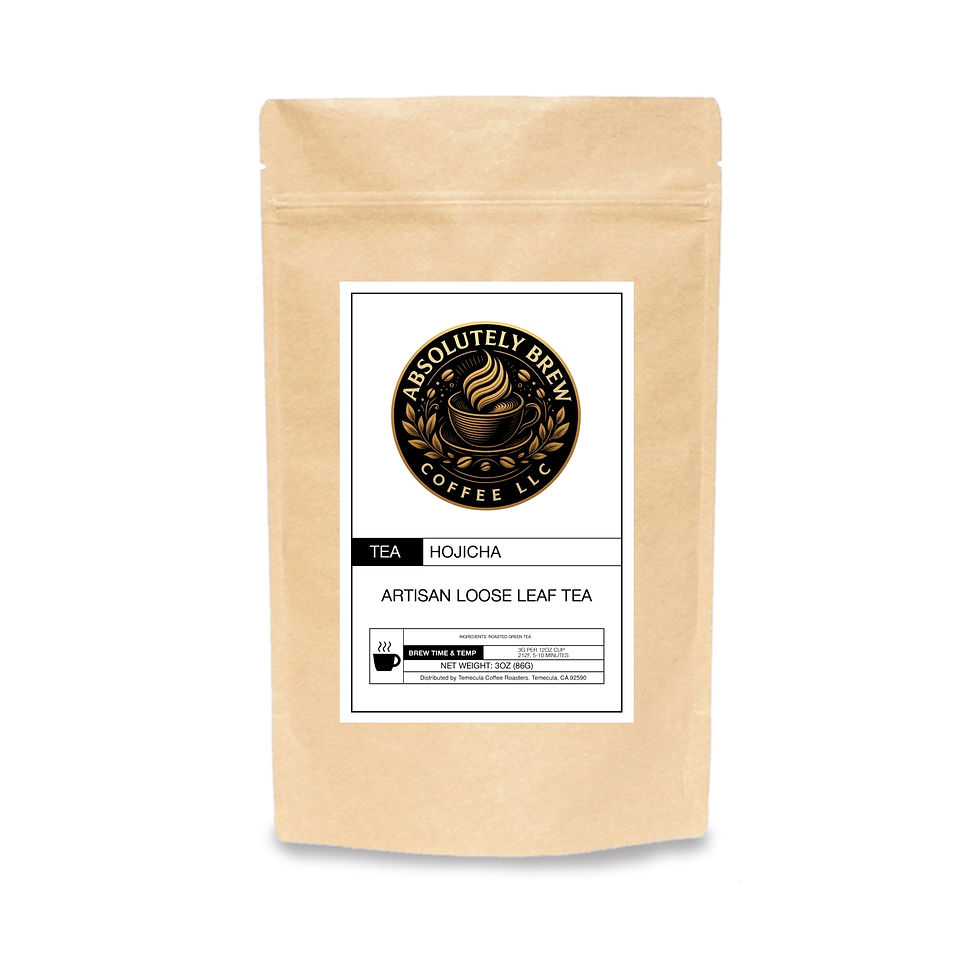 Bag of coffee with label and text, Mountain, Absolutely Brew Coffee LLC.
